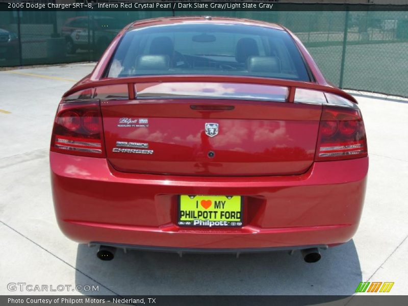 Inferno Red Crystal Pearl / Dark Slate Gray/Light Slate Gray 2006 Dodge Charger SRT-8