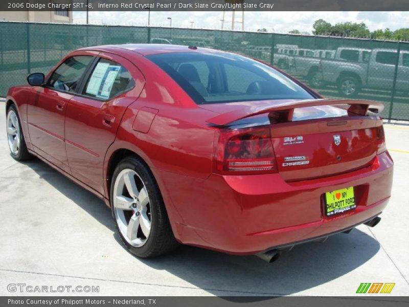 Inferno Red Crystal Pearl / Dark Slate Gray/Light Slate Gray 2006 Dodge Charger SRT-8