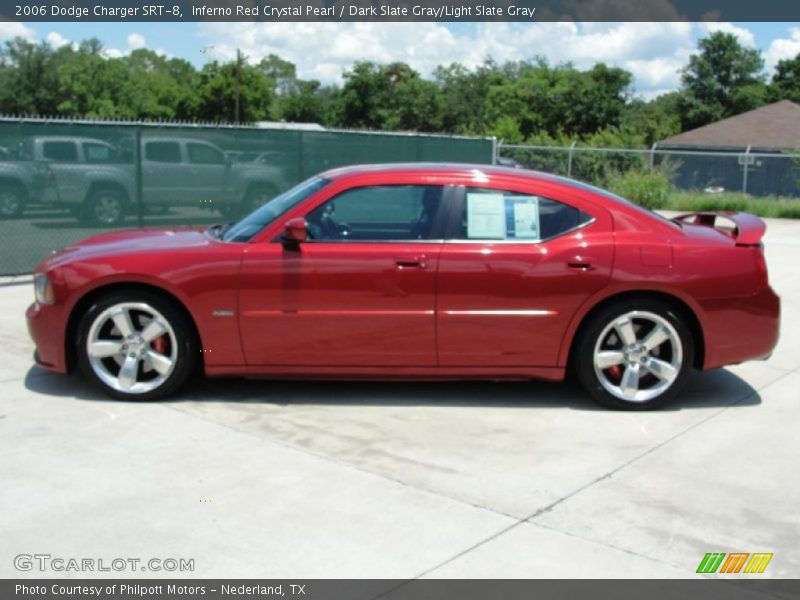 Inferno Red Crystal Pearl / Dark Slate Gray/Light Slate Gray 2006 Dodge Charger SRT-8