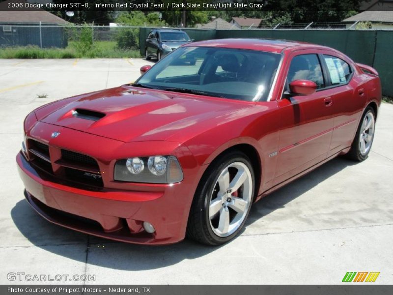 Inferno Red Crystal Pearl / Dark Slate Gray/Light Slate Gray 2006 Dodge Charger SRT-8