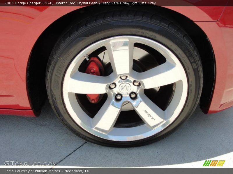 Inferno Red Crystal Pearl / Dark Slate Gray/Light Slate Gray 2006 Dodge Charger SRT-8