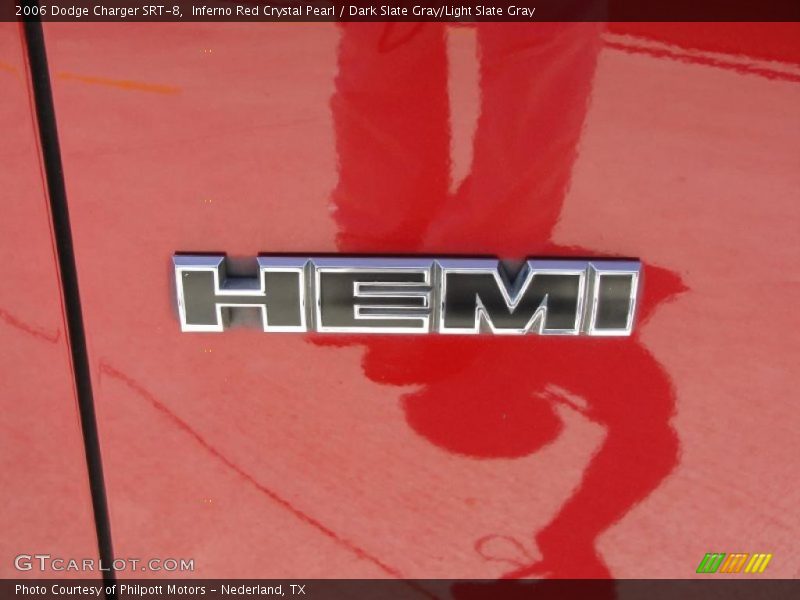 Inferno Red Crystal Pearl / Dark Slate Gray/Light Slate Gray 2006 Dodge Charger SRT-8