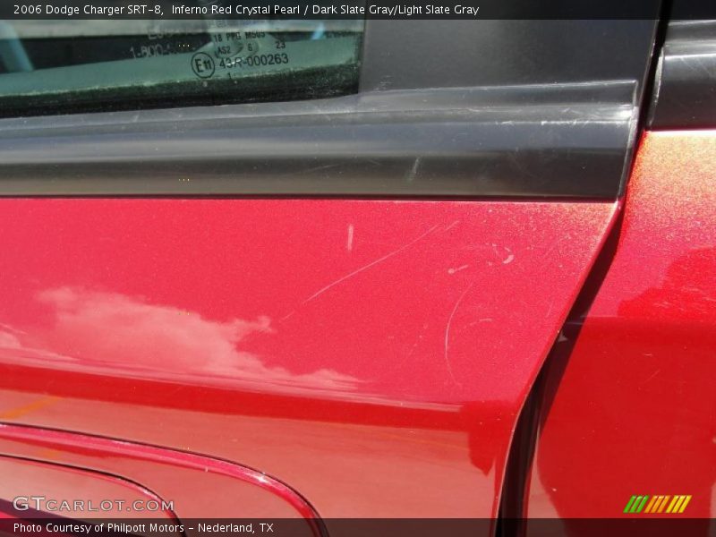 Inferno Red Crystal Pearl / Dark Slate Gray/Light Slate Gray 2006 Dodge Charger SRT-8