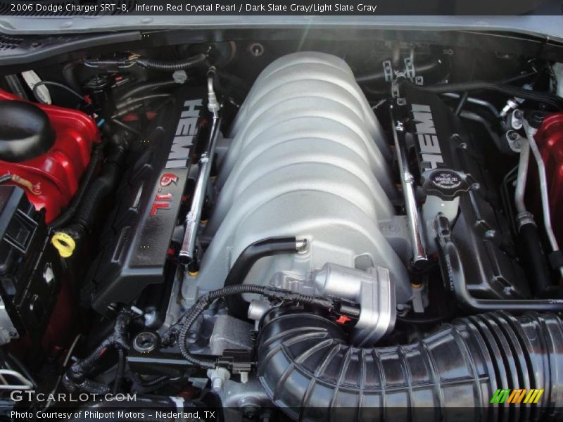 Inferno Red Crystal Pearl / Dark Slate Gray/Light Slate Gray 2006 Dodge Charger SRT-8