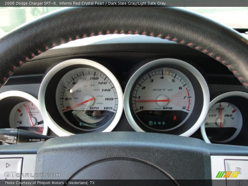 Inferno Red Crystal Pearl / Dark Slate Gray/Light Slate Gray 2006 Dodge Charger SRT-8