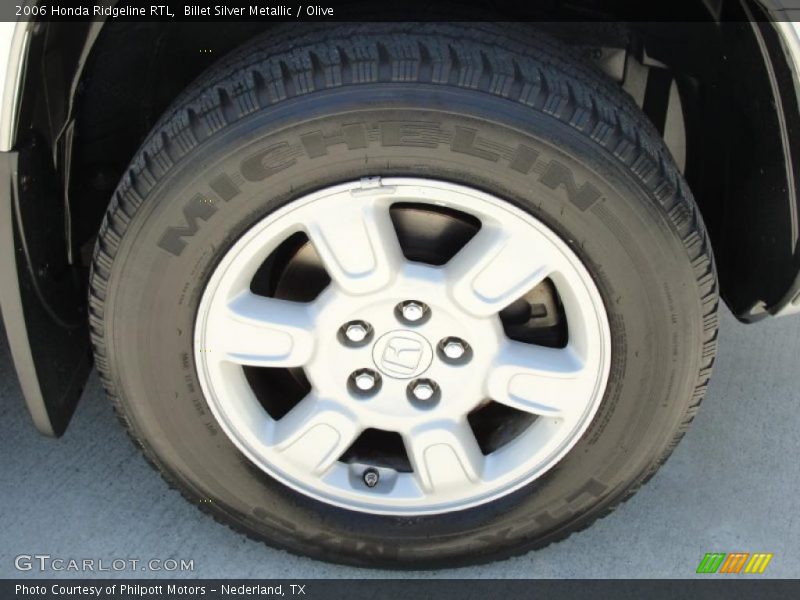 Billet Silver Metallic / Olive 2006 Honda Ridgeline RTL