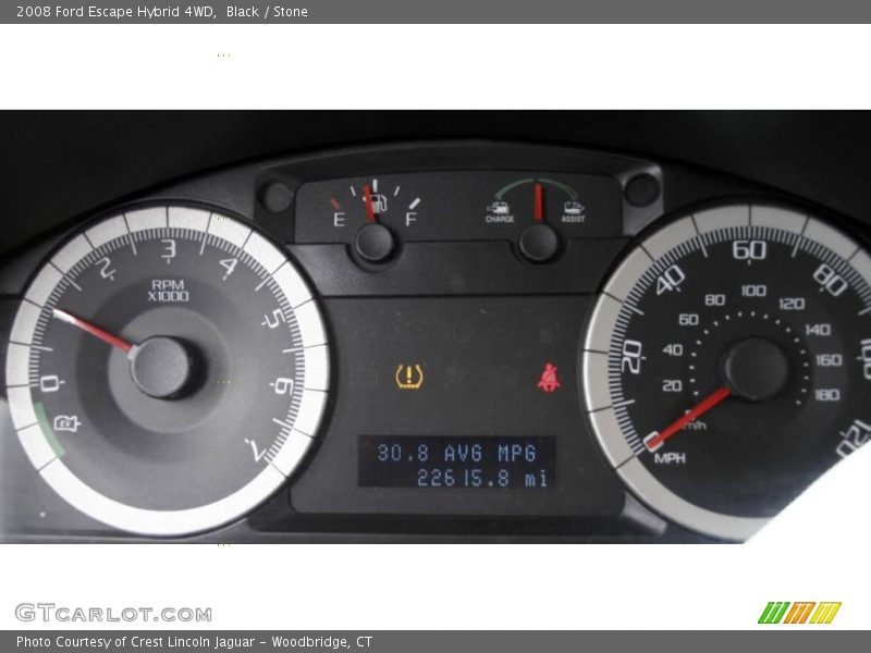 Black / Stone 2008 Ford Escape Hybrid 4WD