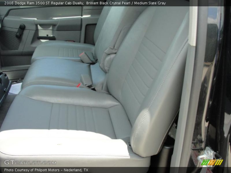 Brilliant Black Crystal Pearl / Medium Slate Gray 2008 Dodge Ram 3500 ST Regular Cab Dually