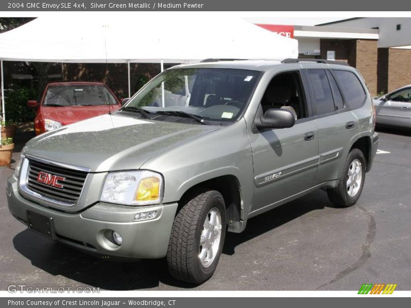 Silver Green Metallic / Medium Pewter 2004 GMC Envoy SLE 4x4