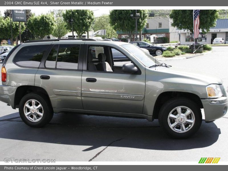 Silver Green Metallic / Medium Pewter 2004 GMC Envoy SLE 4x4