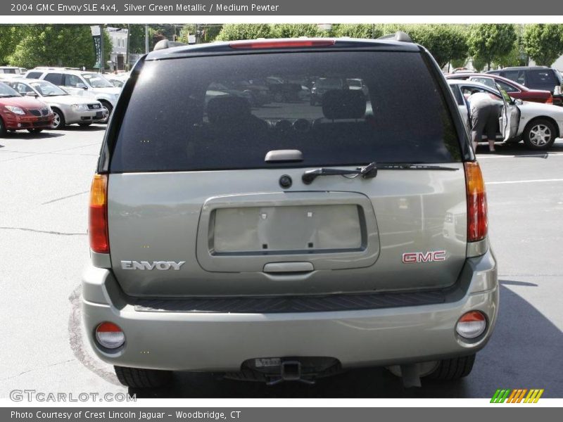 Silver Green Metallic / Medium Pewter 2004 GMC Envoy SLE 4x4