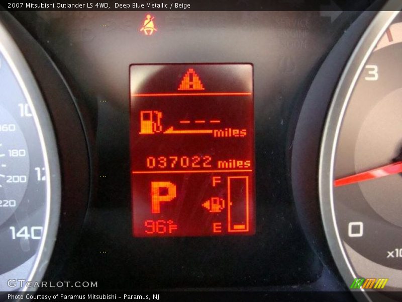 Deep Blue Metallic / Beige 2007 Mitsubishi Outlander LS 4WD