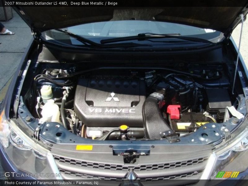 Deep Blue Metallic / Beige 2007 Mitsubishi Outlander LS 4WD