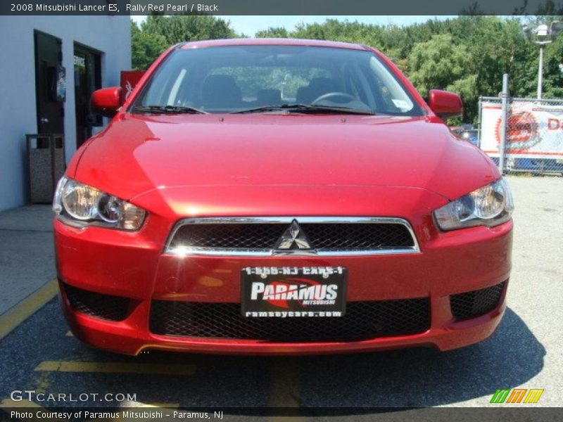 Rally Red Pearl / Black 2008 Mitsubishi Lancer ES