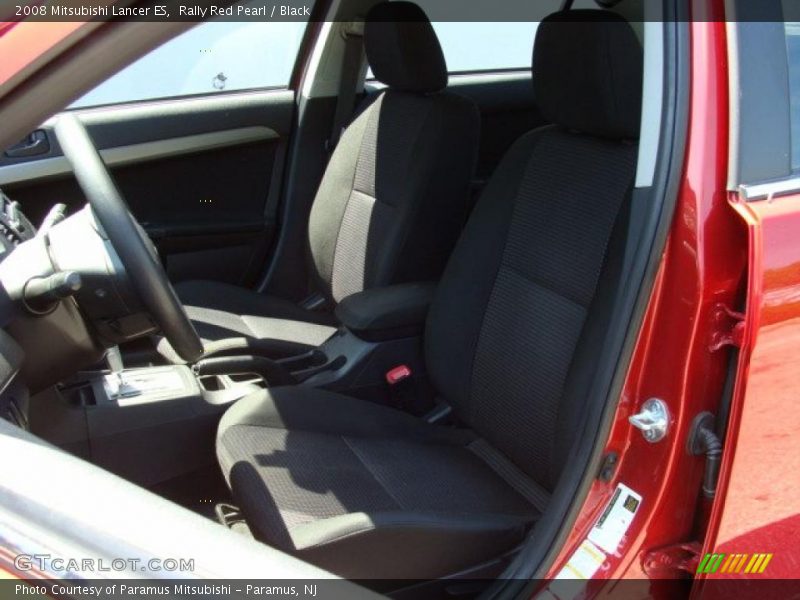 Rally Red Pearl / Black 2008 Mitsubishi Lancer ES