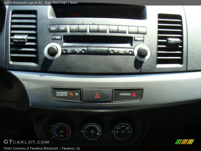 Rally Red Pearl / Black 2008 Mitsubishi Lancer ES