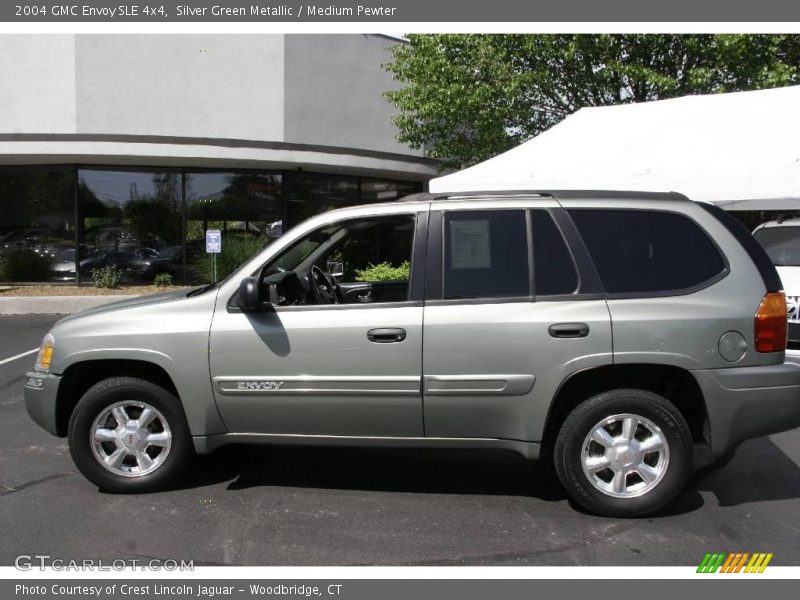 Silver Green Metallic / Medium Pewter 2004 GMC Envoy SLE 4x4