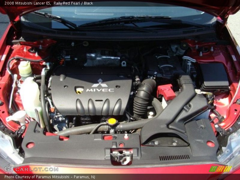 Rally Red Pearl / Black 2008 Mitsubishi Lancer ES