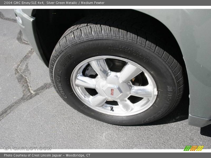 Silver Green Metallic / Medium Pewter 2004 GMC Envoy SLE 4x4