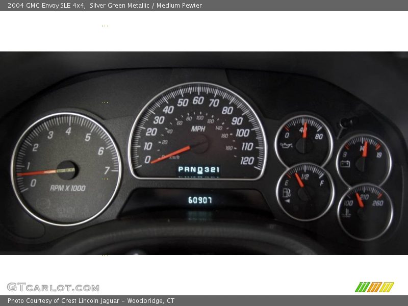 Silver Green Metallic / Medium Pewter 2004 GMC Envoy SLE 4x4