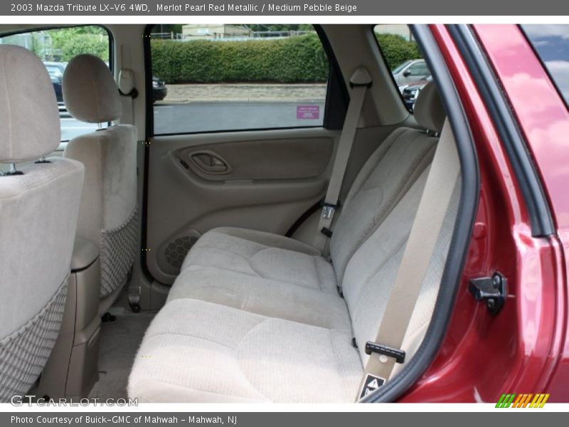 Merlot Pearl Red Metallic / Medium Pebble Beige 2003 Mazda Tribute LX-V6 4WD