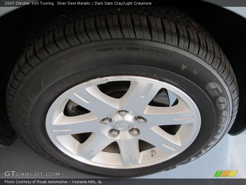 Silver Steel Metallic / Dark Slate Gray/Light Graystone 2007 Chrysler 300 Touring
