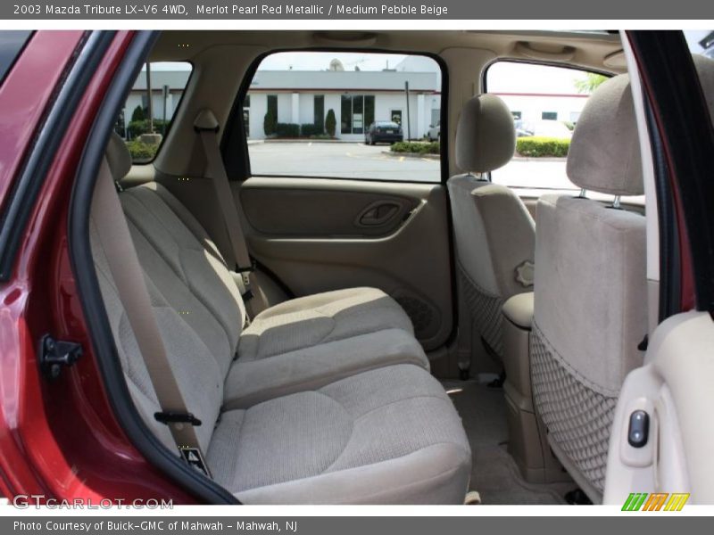 Merlot Pearl Red Metallic / Medium Pebble Beige 2003 Mazda Tribute LX-V6 4WD