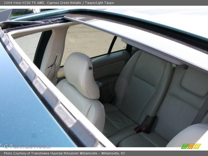 Cypress Green Metallic / Taupe/Light Taupe 2004 Volvo XC90 T6 AWD