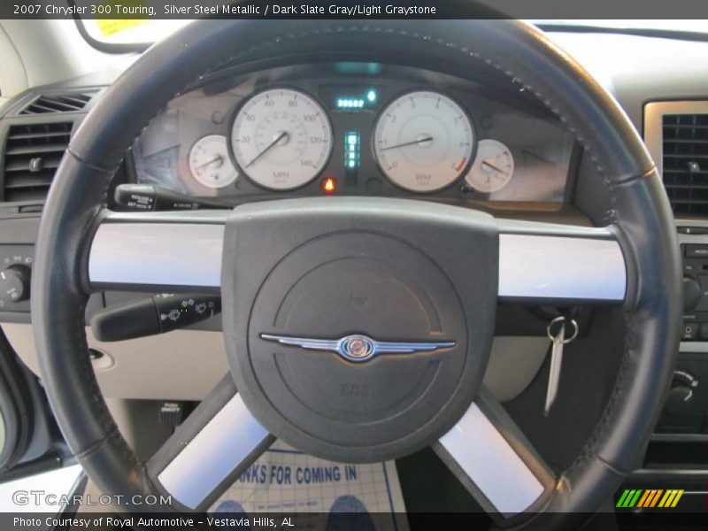 Silver Steel Metallic / Dark Slate Gray/Light Graystone 2007 Chrysler 300 Touring
