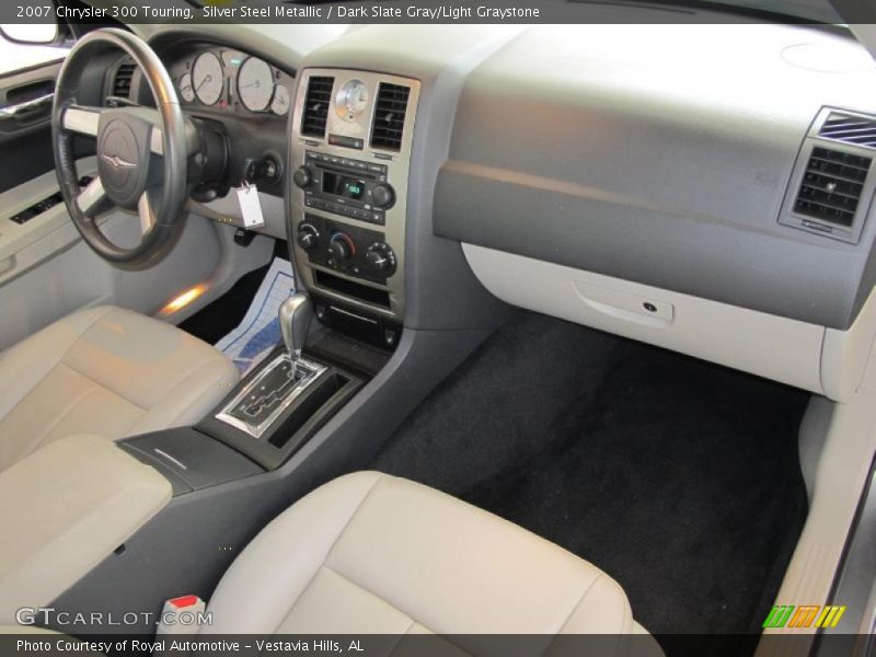 Silver Steel Metallic / Dark Slate Gray/Light Graystone 2007 Chrysler 300 Touring