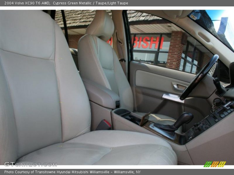 Cypress Green Metallic / Taupe/Light Taupe 2004 Volvo XC90 T6 AWD