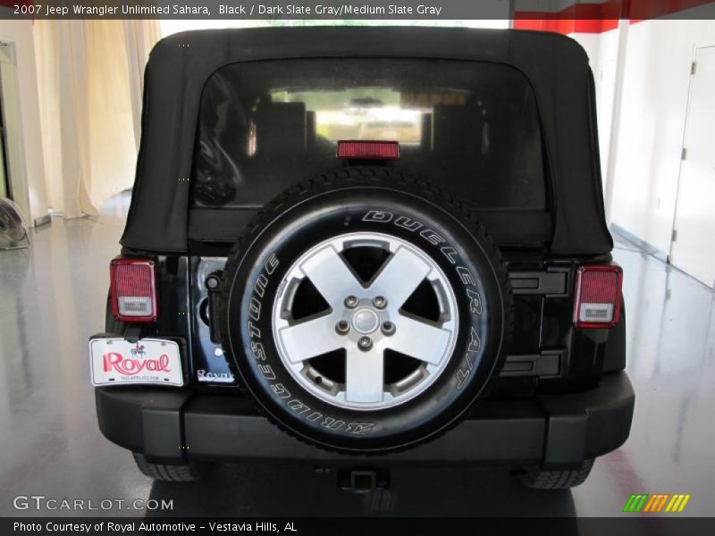 Black / Dark Slate Gray/Medium Slate Gray 2007 Jeep Wrangler Unlimited Sahara