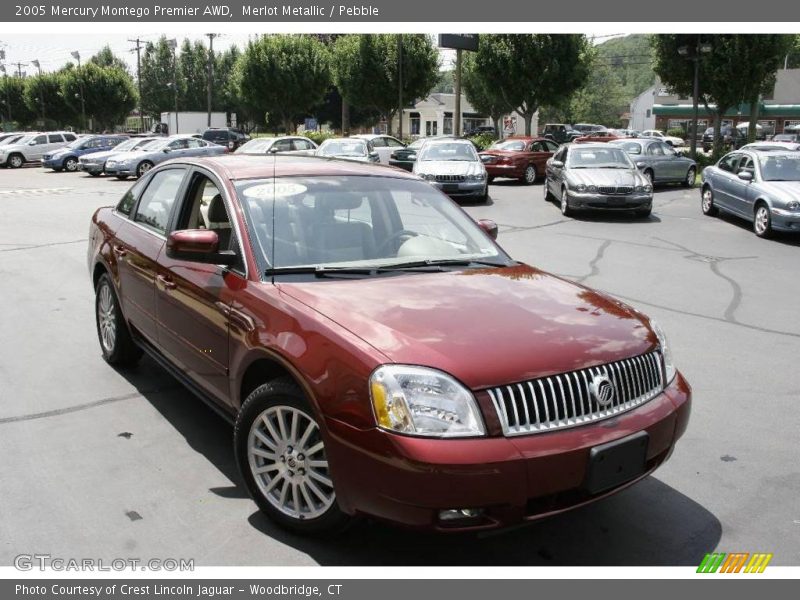 Merlot Metallic / Pebble 2005 Mercury Montego Premier AWD