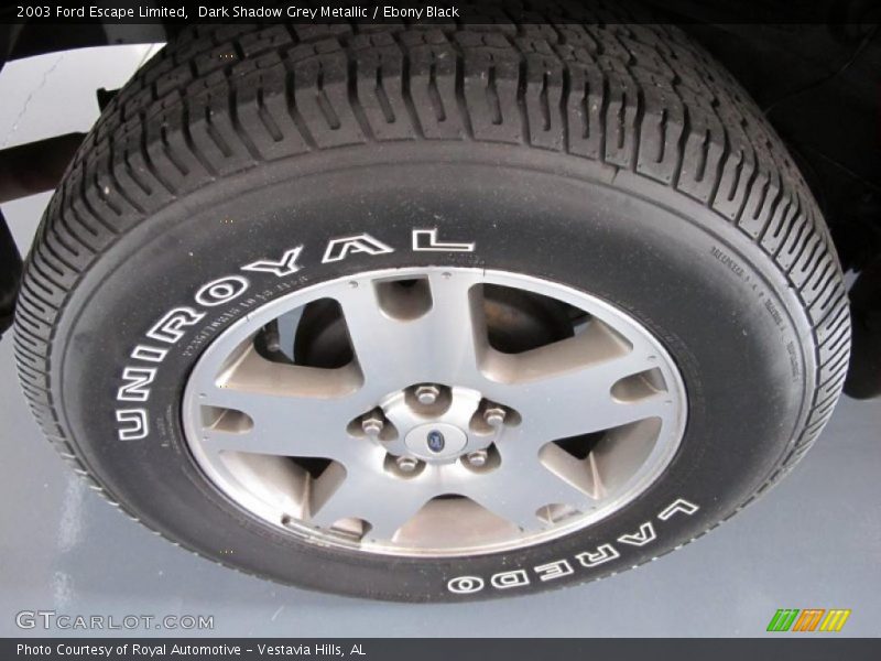 Dark Shadow Grey Metallic / Ebony Black 2003 Ford Escape Limited