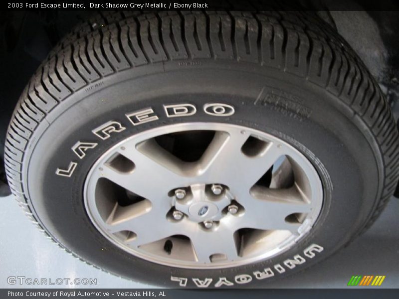 Dark Shadow Grey Metallic / Ebony Black 2003 Ford Escape Limited