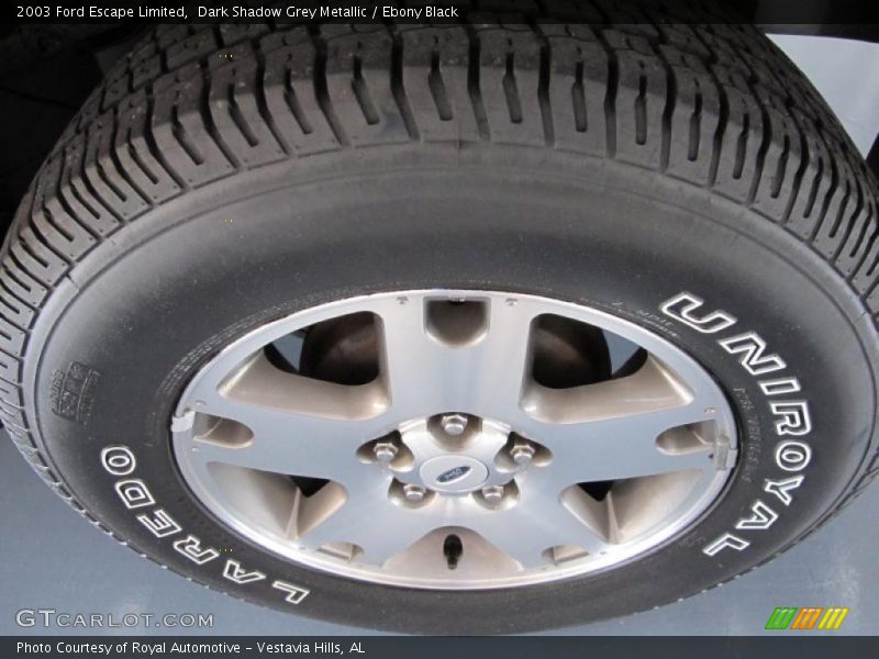 Dark Shadow Grey Metallic / Ebony Black 2003 Ford Escape Limited