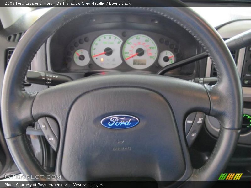 Dark Shadow Grey Metallic / Ebony Black 2003 Ford Escape Limited