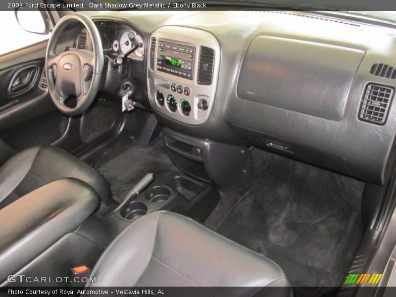 Dark Shadow Grey Metallic / Ebony Black 2003 Ford Escape Limited
