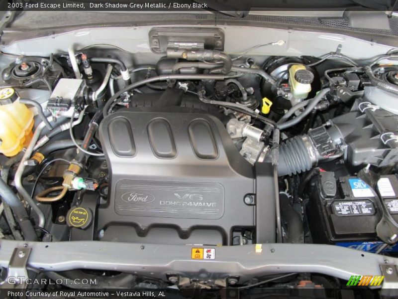 Dark Shadow Grey Metallic / Ebony Black 2003 Ford Escape Limited