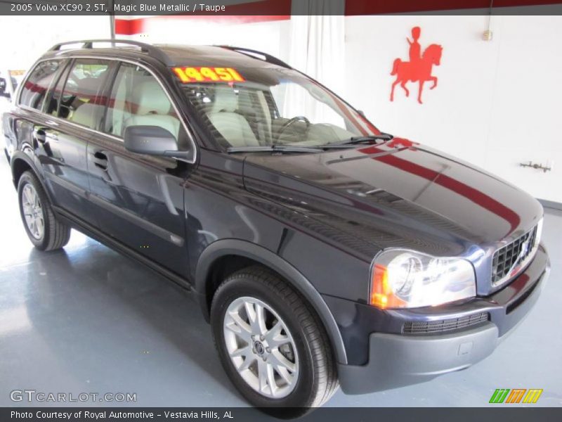 Magic Blue Metallic / Taupe 2005 Volvo XC90 2.5T