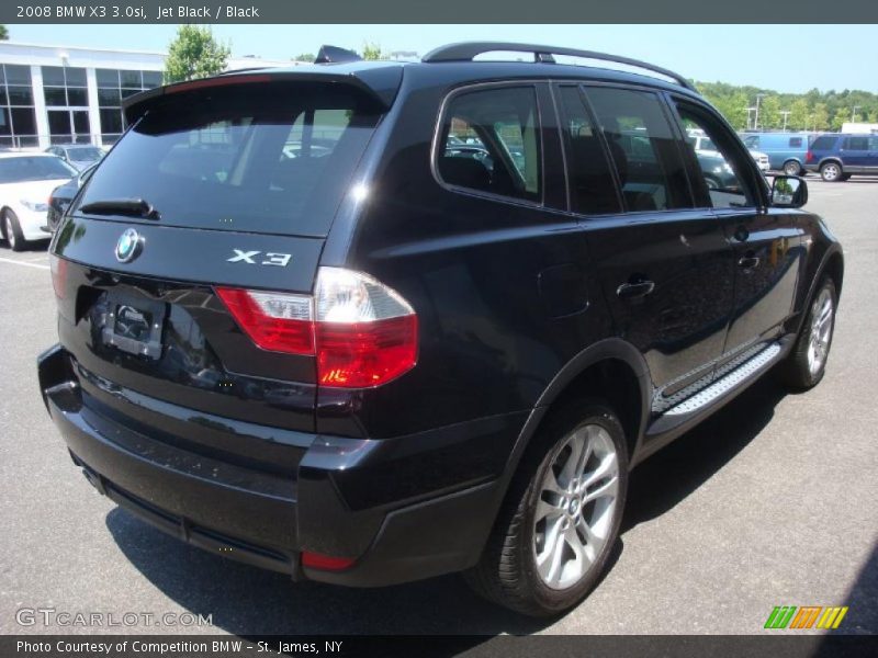 Jet Black / Black 2008 BMW X3 3.0si