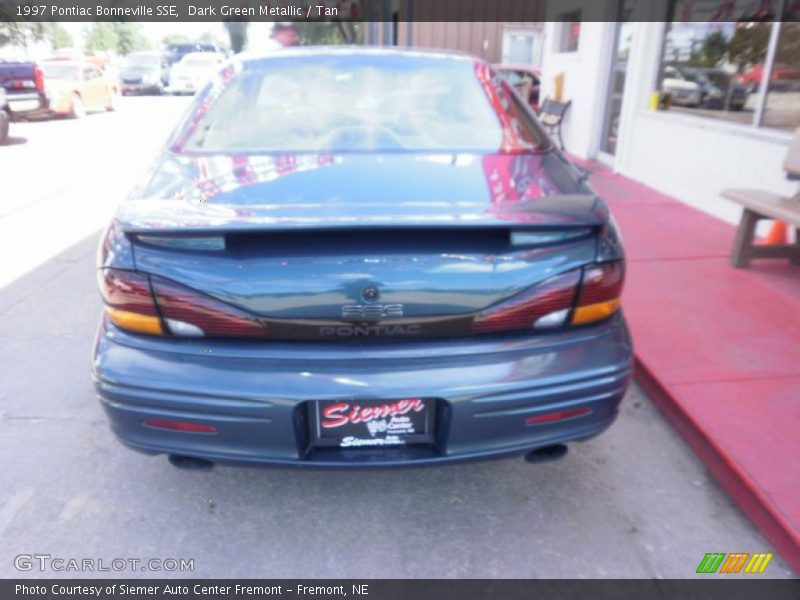 Dark Green Metallic / Tan 1997 Pontiac Bonneville SSE