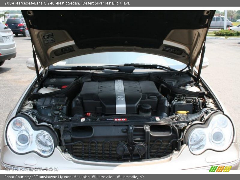 Desert Silver Metallic / Java 2004 Mercedes-Benz C 240 4Matic Sedan