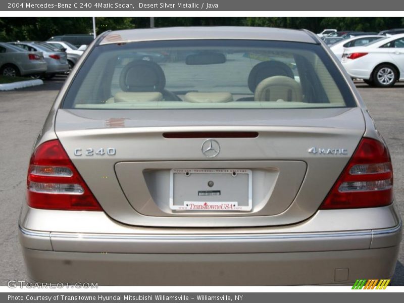 Desert Silver Metallic / Java 2004 Mercedes-Benz C 240 4Matic Sedan