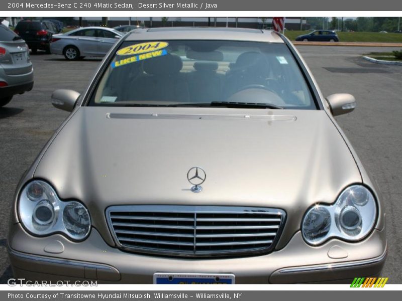 Desert Silver Metallic / Java 2004 Mercedes-Benz C 240 4Matic Sedan