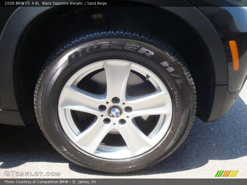 Black Sapphire Metallic / Sand Beige 2008 BMW X5 4.8i