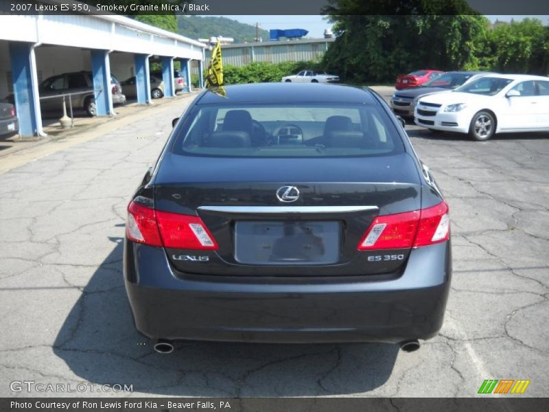 Smokey Granite Mica / Black 2007 Lexus ES 350