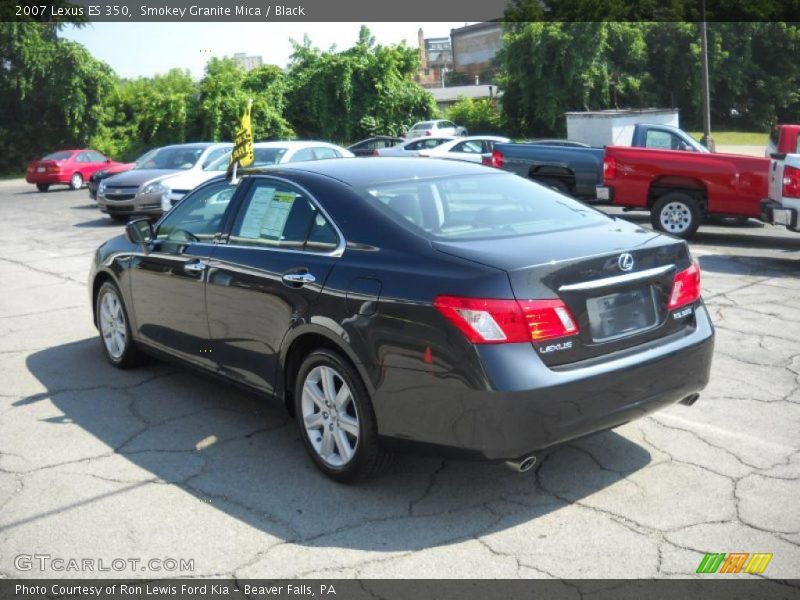 Smokey Granite Mica / Black 2007 Lexus ES 350