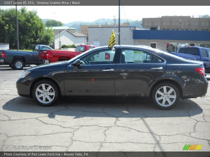 Smokey Granite Mica / Black 2007 Lexus ES 350