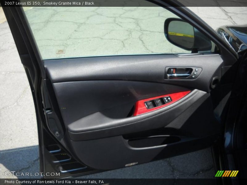 Smokey Granite Mica / Black 2007 Lexus ES 350